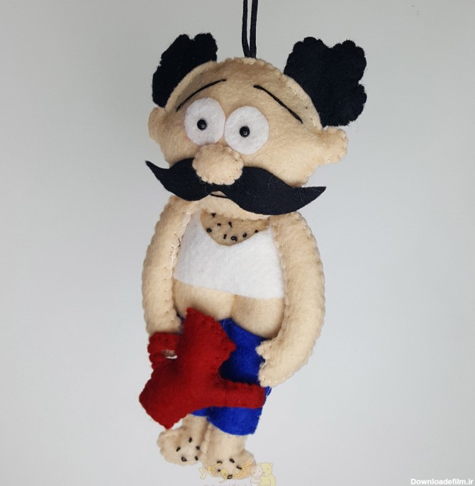عروسک نمدی نشانگر سرویس بهداشتی مدل آقا منوچ - کیدو کالا فروشگاه ...
