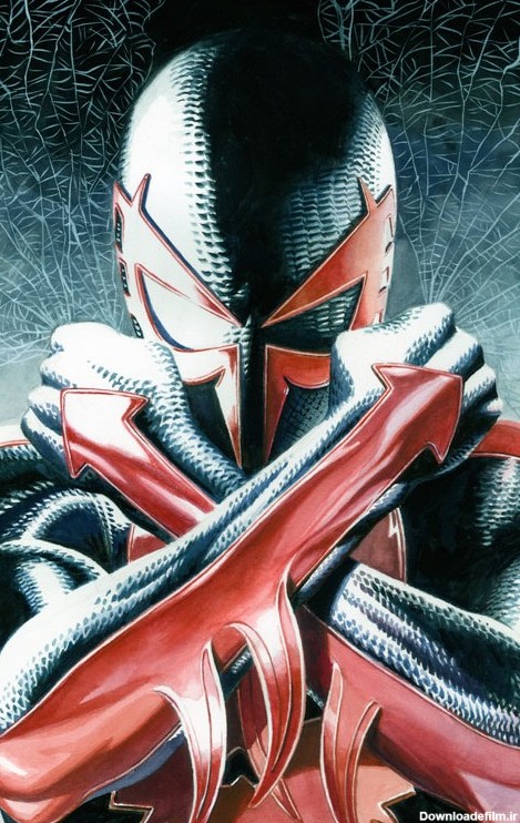 عکس مرد عنکبوتی سیاه و قرمز