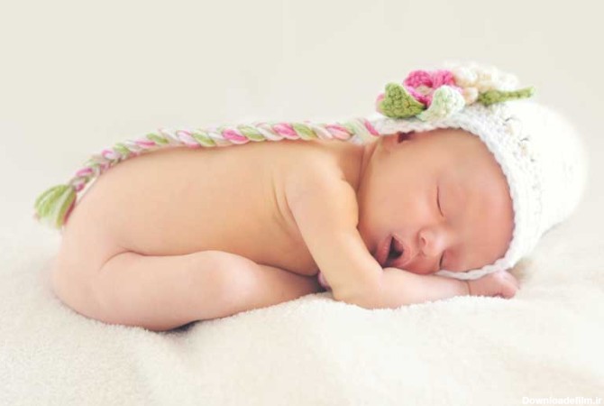 دانلود عکس نوزاد خواب بدون لباس