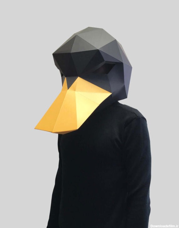ماسک صورت اوریگامی اردک