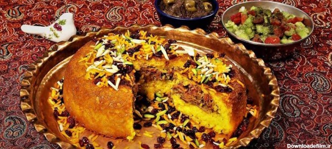 شیرازی پلو ازغذاهای سنتی شیراز