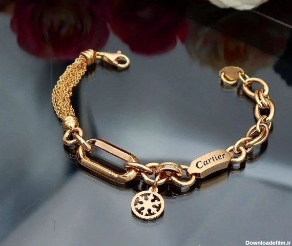 دستبند طلا زنانه کارتیه