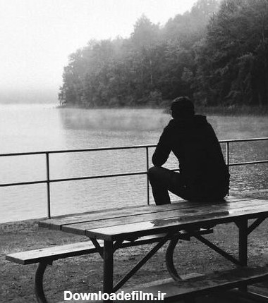عکس تنهایی مردونه غمگین