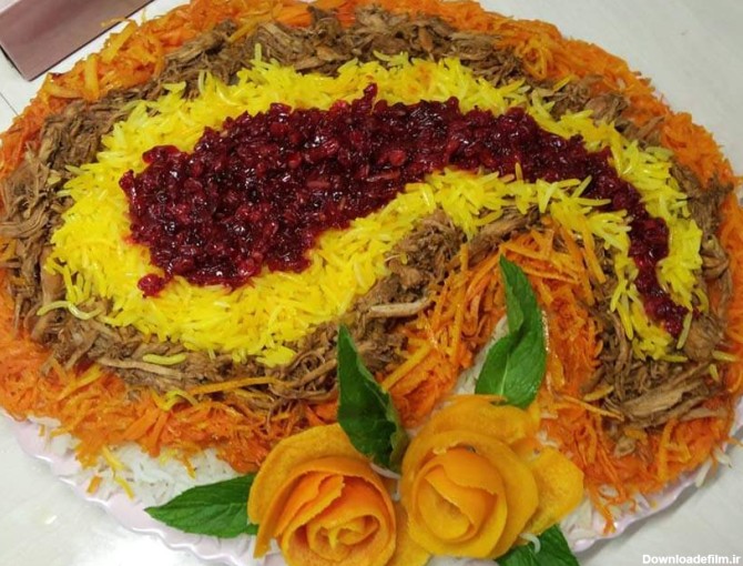 هویج پلو از غذاهای سنتی شیراز
