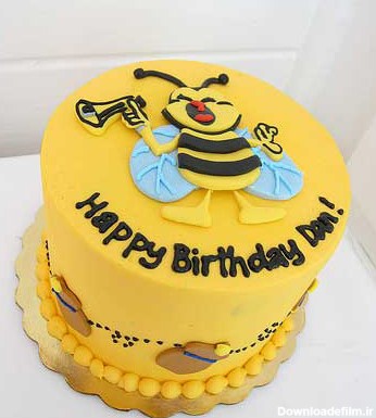 کیک تولد زنبوری برای کودکان