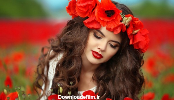مجموعه عکس دختر زیبا با چادر گلدار (جدید)