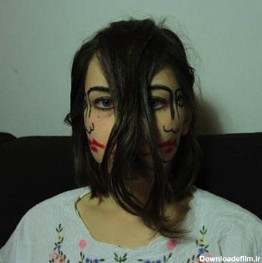 دختری با دو صورت !+ عکس