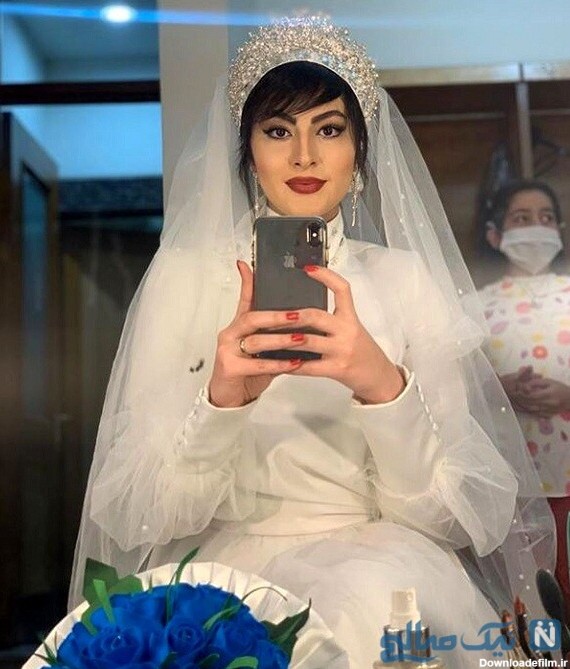 مریم مومن با لباس عروس | تصویری جالب از مریم مومن در لباس عروس