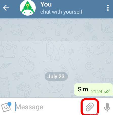 آموزش ارسال عکس پاک شونده در تلگرام