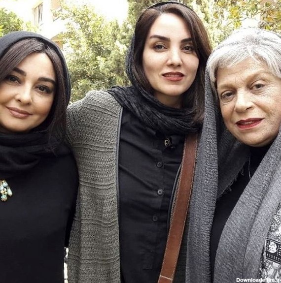 مرجان شیرمحمدی در کنار گوهر سینمای ایران /عکس