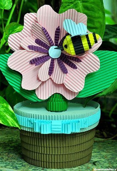 زنبور - ایده های کاردستی با مقوا جاگورتا