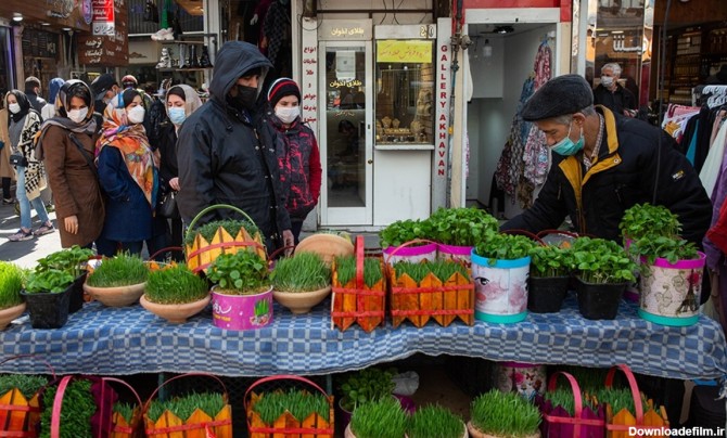 تصاویر| خرید عید در بازار تجریش