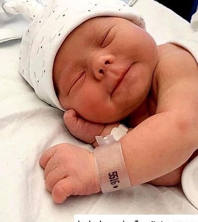 عکس نوزاد تازه متولد شده دختر