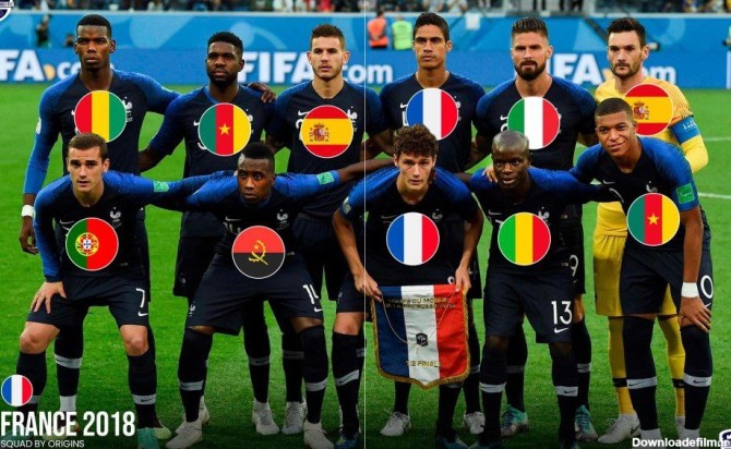 فرانسه فقط با دو بازیکن فرانسوی اصیل قهرمان جام‌جهانی شد ...