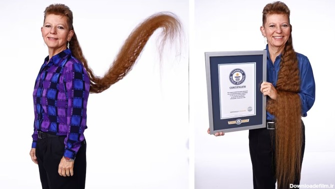 زنی که ۳۳ سال موهای خود را کوتاه نکرد، رکورد گینس را زد/ عکس ...