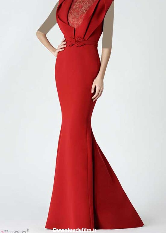 لباس مجلسی قرمز , مدل لباس شب قرمز