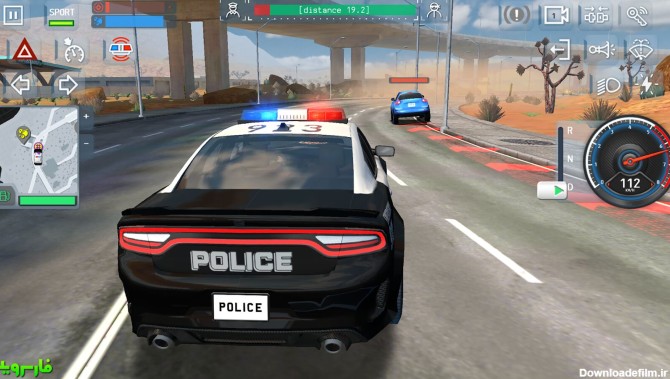 Police Sim 2022 1.9.8 - بازی شبیه‌ سازی واقعی ماشین پلیس اندروید + مود