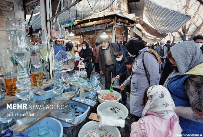 تصاویر: حال و هوای بازار شب عید در همدان | سایت انتخاب