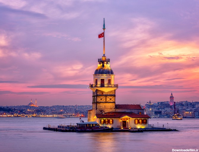 برج دختر استانبول ، بنایی افسانه ای در میان تنگه بسفر