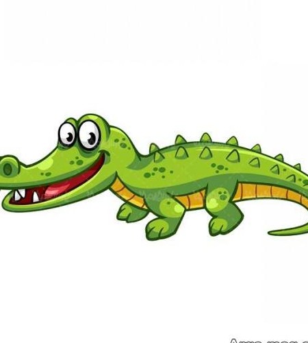 نقاشی تمساح های زیبا و بانمک برای کودکان