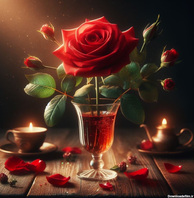 عکس گل رز زیبا و خاص برای پروفایل جدید