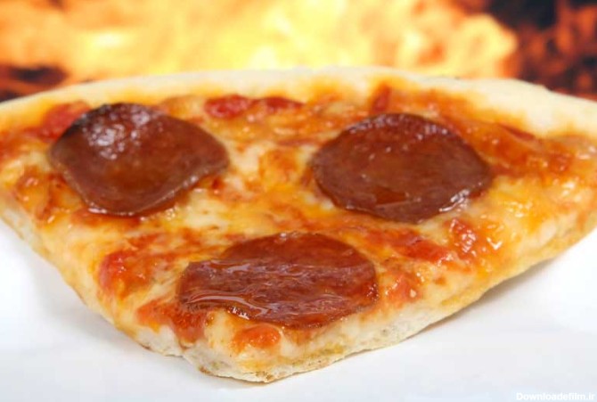 دانلود تصویر تکه پیتزا بلغاری