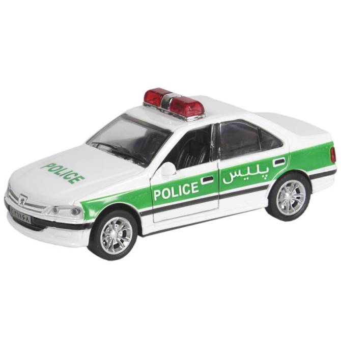 قیمت و خرید ماشین بازی مدل پژو پارس پلیس کد 0309