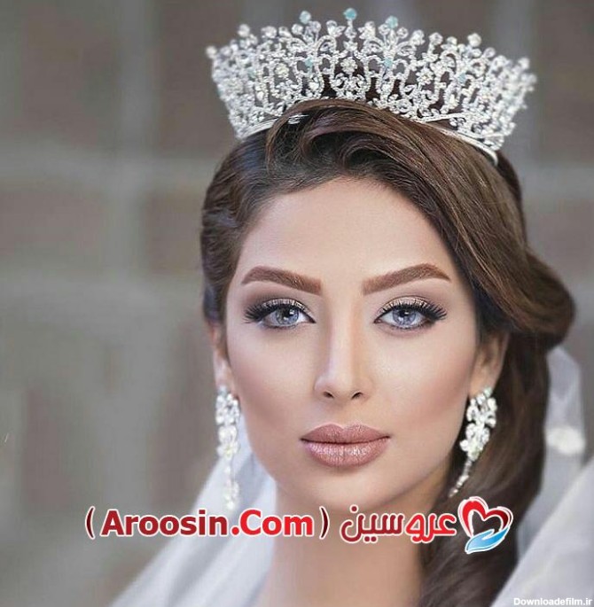 زیباترین مدل موی عروس ایرانی با تاج و تور - آلبوم عکس عروسی