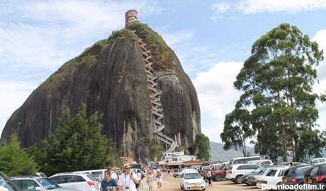 عجیب‌ترین صخره راه پله‌دار جهان