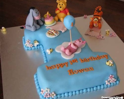 کیک تولد یک سالگی پسرانه