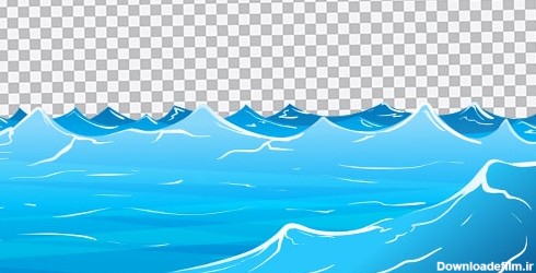 عکس موج دریا نقاشی