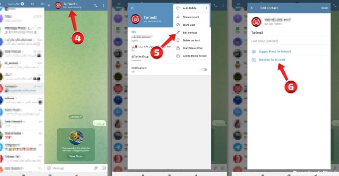 آموزش معرفی چهار قابلیت کاربردی تلگرام – تار کردن عکس در Telegram ...