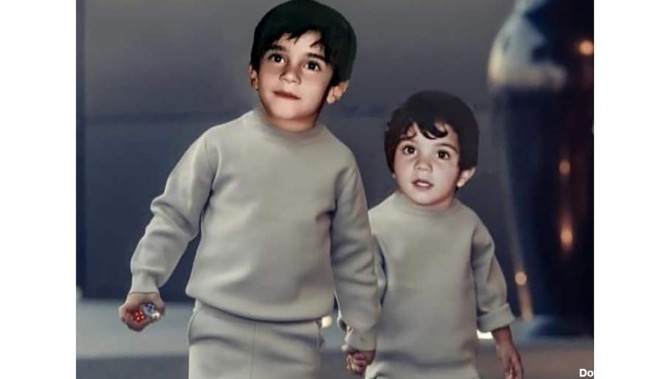 این دو پسر بچه زیبا را می شناسید ؟! / خوش تیپ ترین بازیگران ...