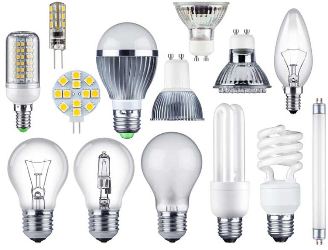 دانلود تصویر زیبا از انواع لامپ های روشنایی