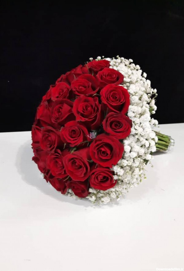 دسته گل عروس رز قرمز | گل آف