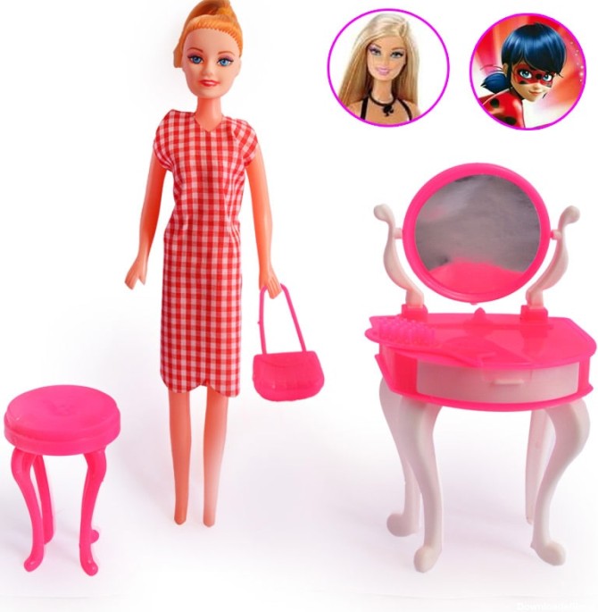 عروسک باربی |خرید آنلاین عروسک باربی با میز آرایش با قیمت ...