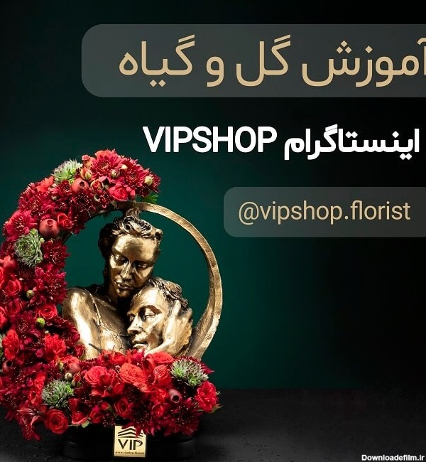پیج اینستاگرام گل فروشی آنلاین VIP Shop