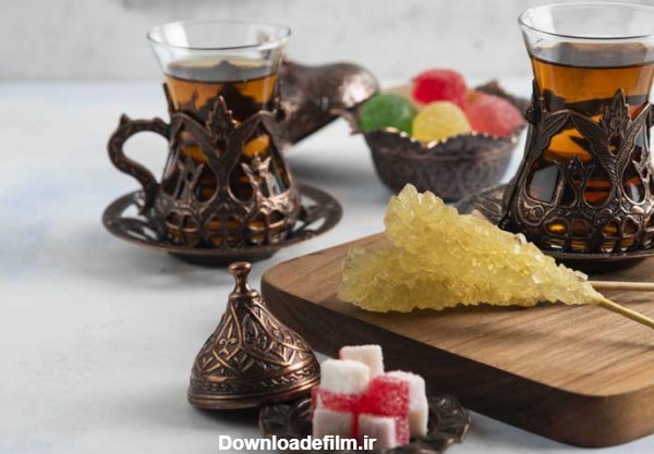 دانلود عکس چای و نبات | تیک طرح مرجع گرافیک ایران