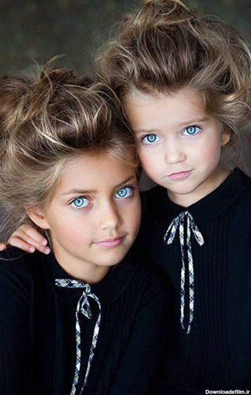 زیباترین دختربچه های جهان با چشمان رنگی