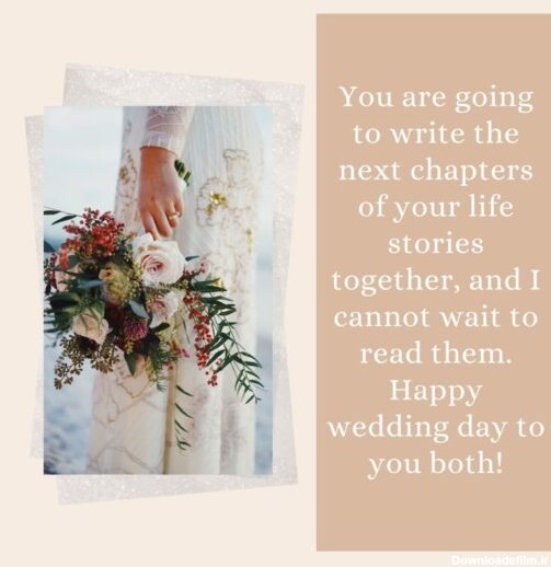 متن تبریک عروسی رفیق انگلیسی