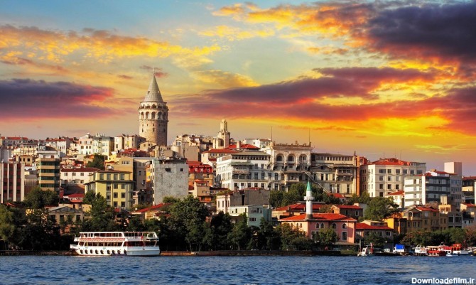 تصویر منظره زیبا کنار دریایی دنیز ترکیه - گالری تصاویر نقش