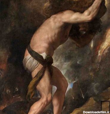 تابلو نقاشی سیزیف Sisyphus اثر TIZIANO VECELLIO  مدل N-99986
