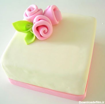 تزیین کیک تولد با خمیر فوندانت