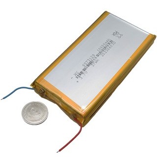 باتری لیتیوم پلیمر 3.7v ظرفیت 20000mAh بدون برد محافظ کد 9373129