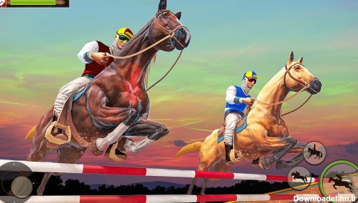 اسکرین شات بازی Horse Racing Games Horse Games 1