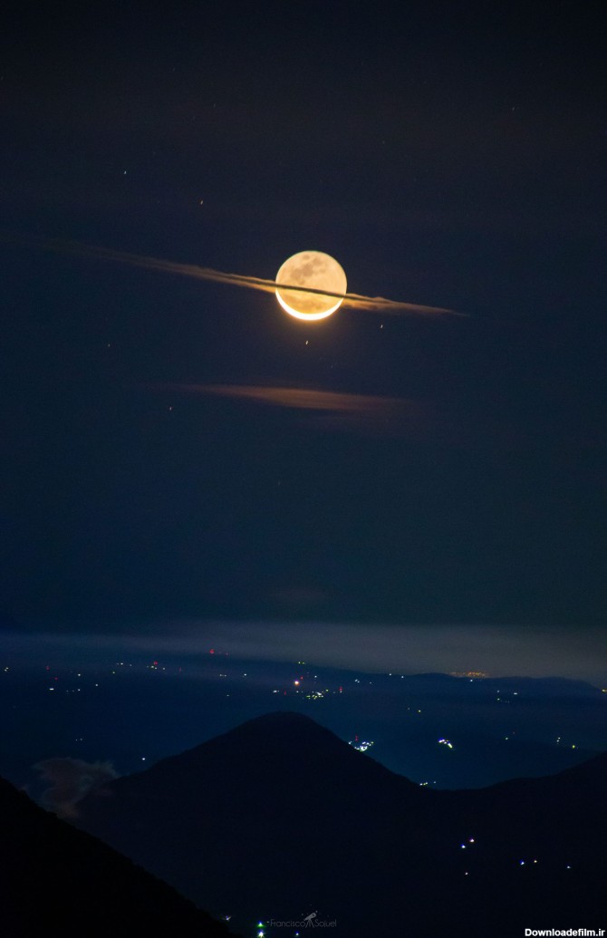 ماه در پوشش زحل — تصویر نجومی روز – فرادرس - مجله‌