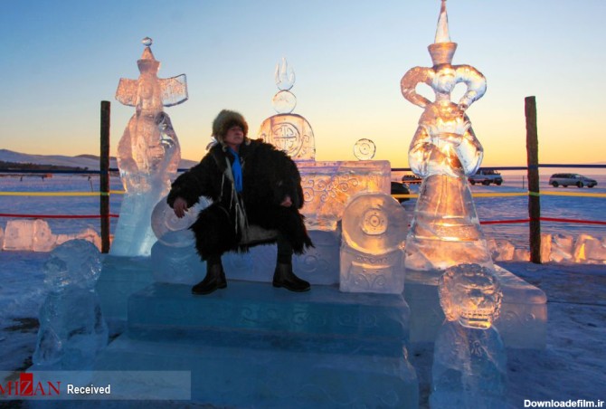 مجسمه‌های یخی - دریاچه بایکال - تابناک | TABNAK