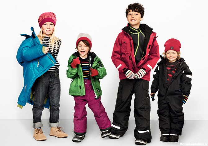 عکس مدل کودکان با لباس های زمستانی - مسترگراف