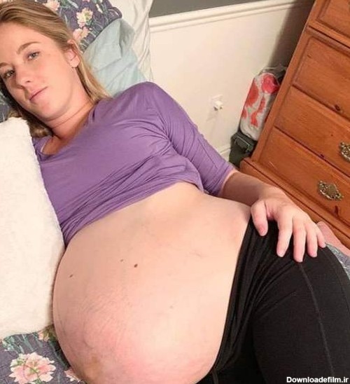 شکم این زن حامله رو نگاه کنید،😍 | تبادل نظر نی نی سایت