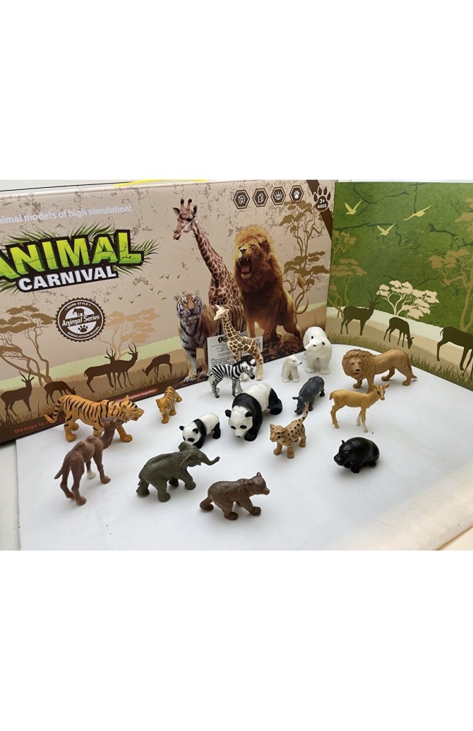ترندیاب | ست 16 عددی Animal Kingdom ست اسباب بازی حیوانات وحشی شیر ...
